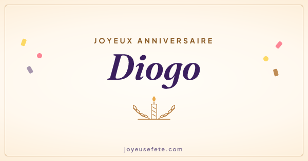 Image « Joyeux anniversaire Diogo » au format large