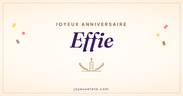 Image « Joyeux anniversaire Effie » au format large