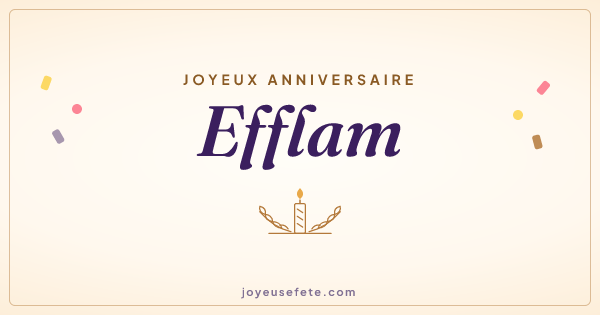 Image « Joyeux anniversaire Efflam » au format large