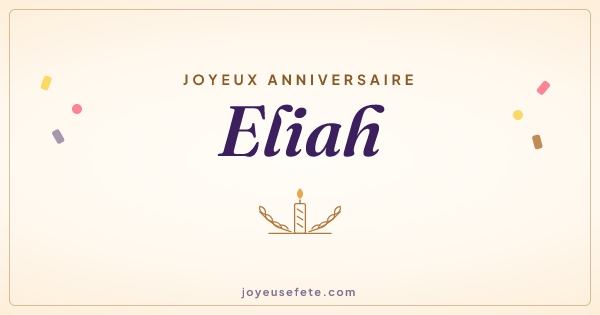 Image « Joyeux anniversaire Eliah » au format large