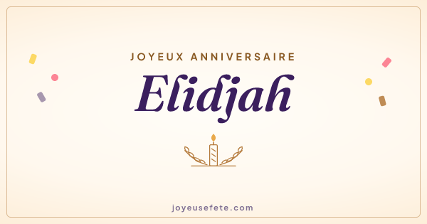 Image « Joyeux anniversaire Elidjah » au format large
