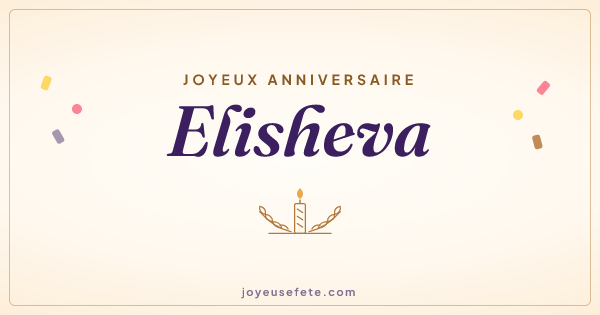 Image « Joyeux anniversaire Elisheva » au format large
