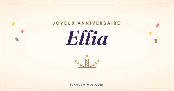 Image « Joyeux anniversaire Ellia » au format large