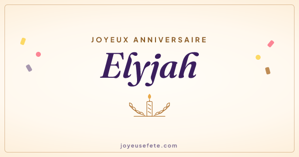 Image « Joyeux anniversaire Elyjah » au format large