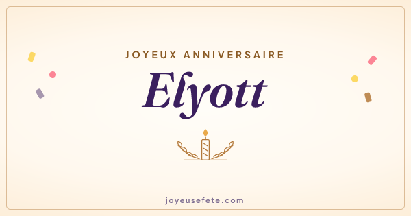 Image « Joyeux anniversaire Elyott » au format large