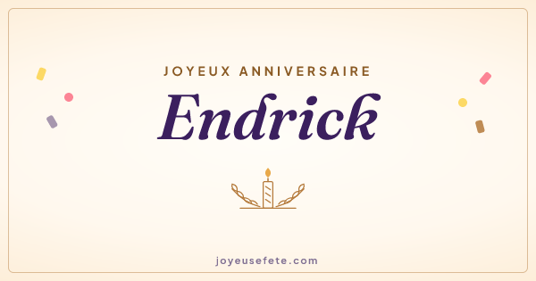 Image « Joyeux anniversaire Endrick » au format large