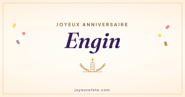 Image « Joyeux anniversaire Engin » au format large
