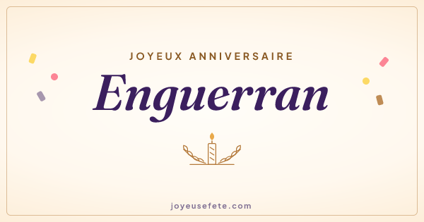 Image « Joyeux anniversaire Enguerran » au format large
