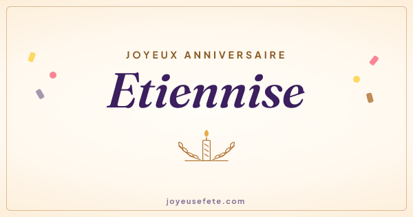 Image « Joyeux anniversaire Etiennise » au format large