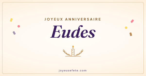 Image « Joyeux anniversaire Eudes » au format large