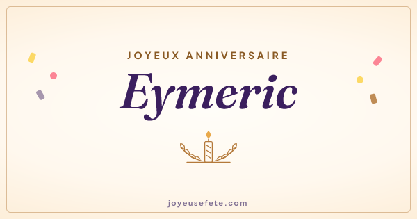 Image « Joyeux anniversaire Eymeric » au format large