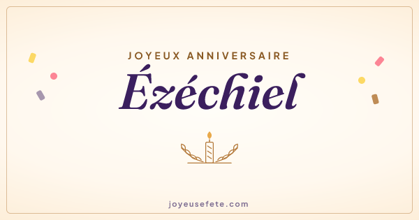 Image « Joyeux anniversaire Ézéchiel » au format large