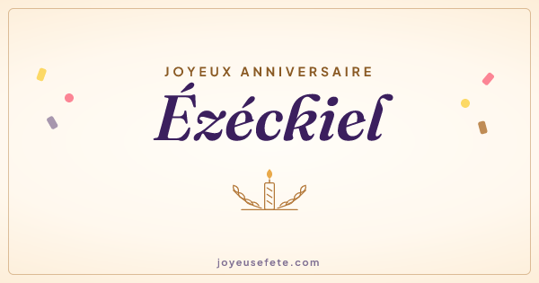 Image « Joyeux anniversaire Ezéckiel » au format large