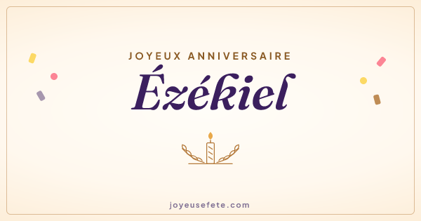 Image « Joyeux anniversaire Ézékiel » au format large