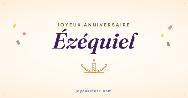 Image « Joyeux anniversaire Ézéquiel » au format large