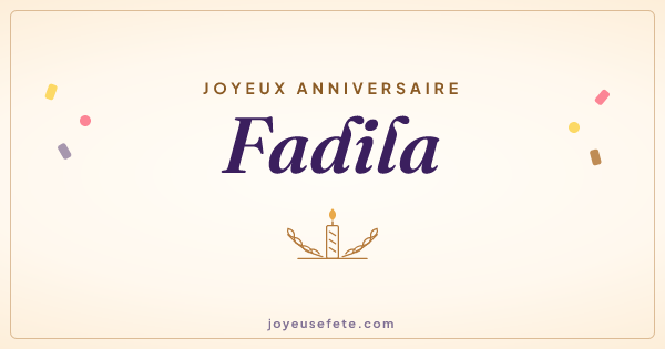 Image « Joyeux anniversaire Fadila » au format large