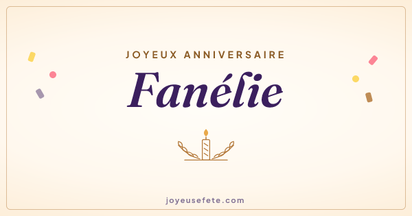 Image « Joyeux anniversaire Fanélie » au format large