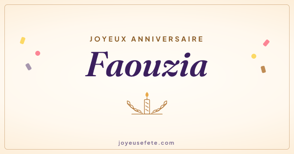Image « Joyeux anniversaire Faouzia » au format large