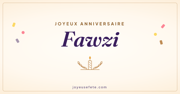 Image « Joyeux anniversaire Fawzi » au format large