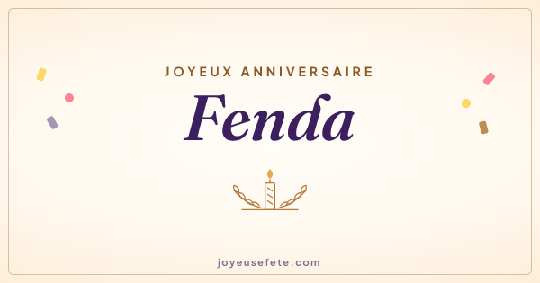 Image « Joyeux anniversaire Fenda » au format large