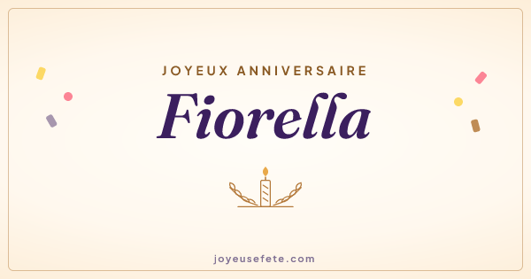 Image « Joyeux anniversaire Fiorella » au format large