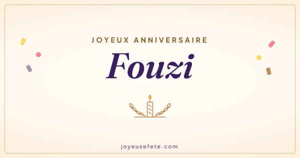 Image « Joyeux anniversaire Fouzi » au format large