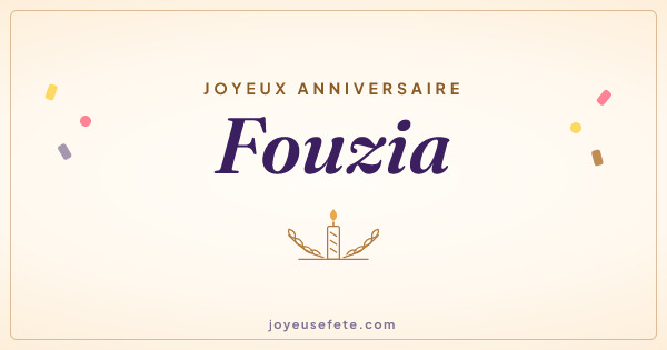 Image « Joyeux anniversaire Fouzia » au format large