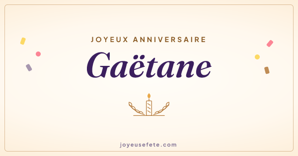 Image « Joyeux anniversaire Gaëtane » au format large