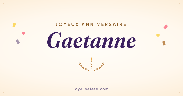 Image « Joyeux anniversaire Gaetanne » au format large