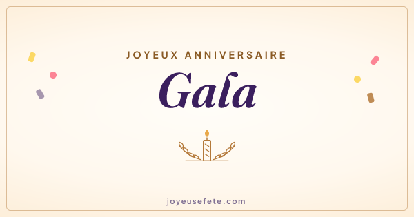 Image « Joyeux anniversaire Gala » au format large