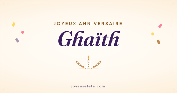 Image « Joyeux anniversaire Ghaïth » au format large