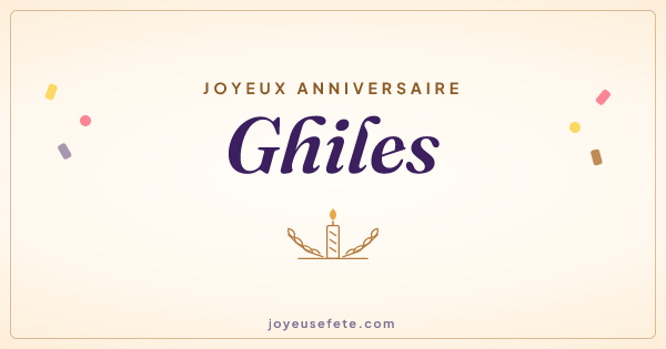 Image « Joyeux anniversaire Ghiles » au format large