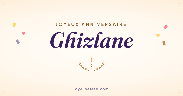 Image « Joyeux anniversaire Ghizlane » au format large