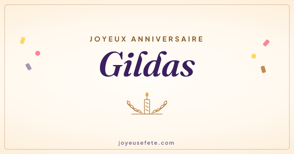 Image « Joyeux anniversaire Gildas » au format large