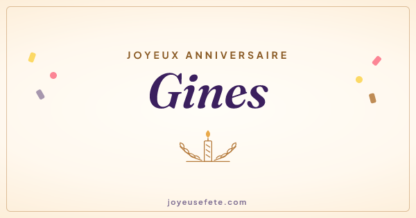 Image « Joyeux anniversaire Gines » au format large