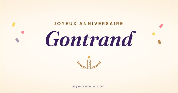 Image « Joyeux anniversaire Gontrand » au format large