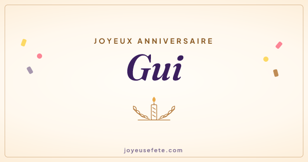 Image « Joyeux anniversaire Gui » au format large