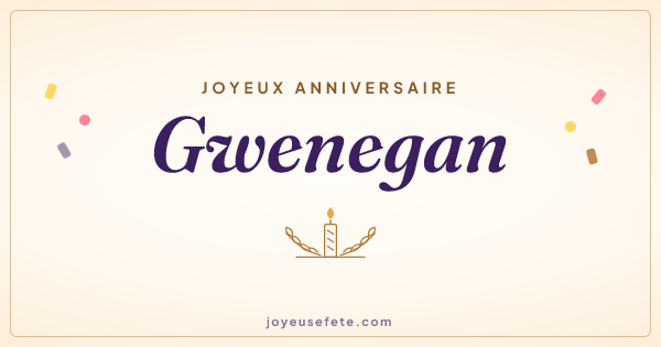 Image « Joyeux anniversaire Gwenegan » au format large