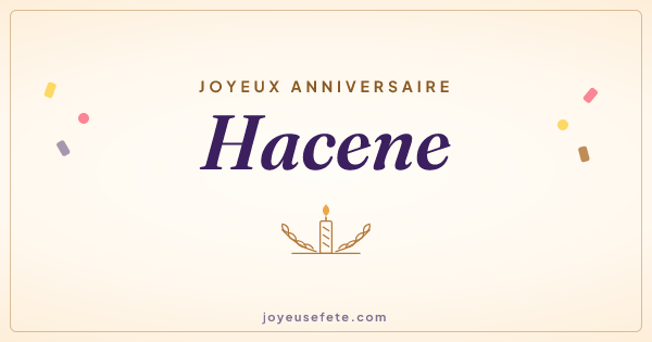 Image « Joyeux anniversaire Hacene » au format large