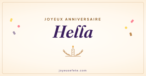 Image « Joyeux anniversaire Hella » au format large