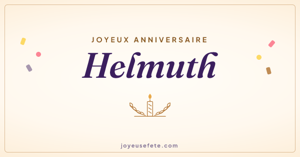 Image « Joyeux anniversaire Helmuth » au format large