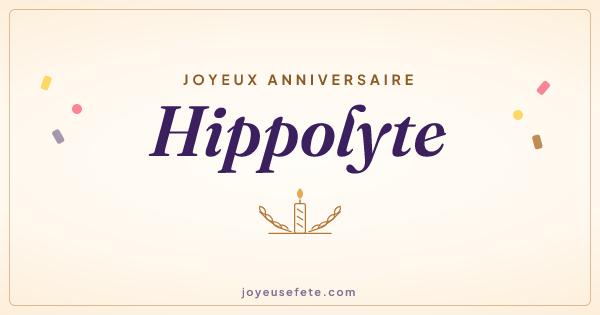Image « Joyeux anniversaire Hippolyte » au format large