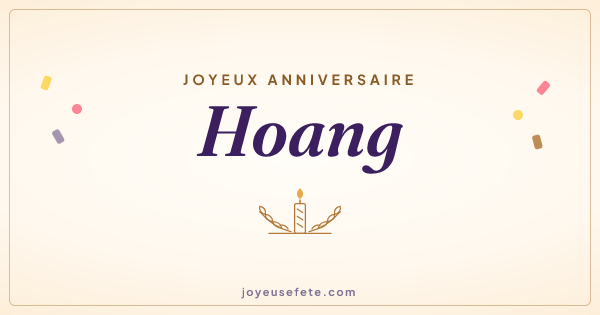 Image « Joyeux anniversaire Hoang » au format large