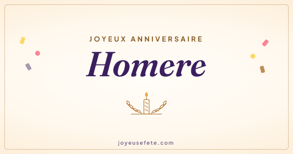 Image « Joyeux anniversaire Homere » au format large