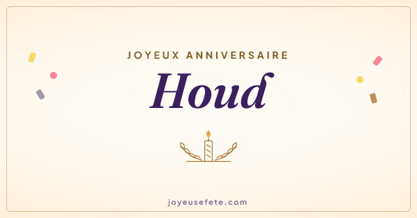 Image « Joyeux anniversaire Houd » au format large