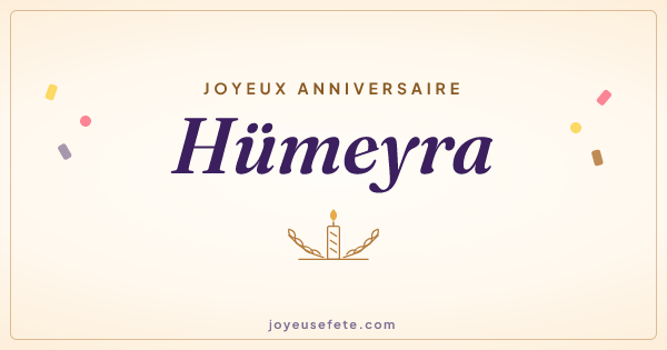 Image « Joyeux anniversaire Hümeyra » au format large