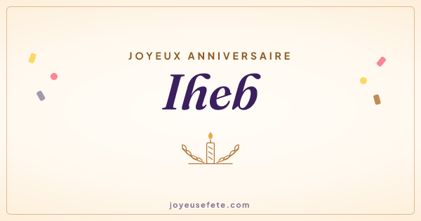 Image « Joyeux anniversaire Iheb » au format large