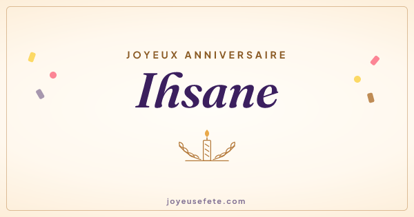 Image « Joyeux anniversaire Ihsane » au format large
