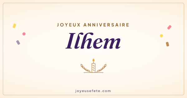 Image « Joyeux anniversaire Ilhem » au format large