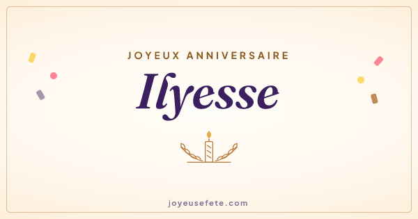 Image « Joyeux anniversaire Ilyesse » au format large